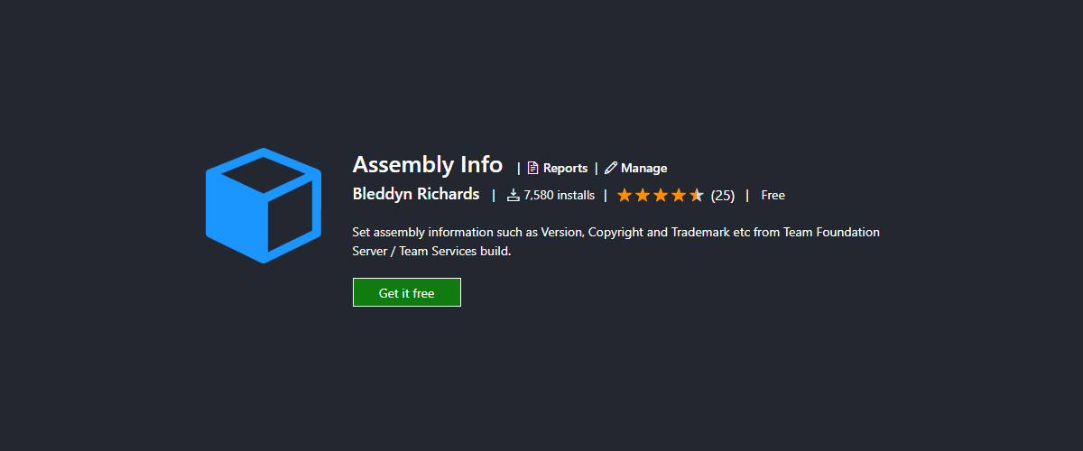 Azure DevOps Assembly Info